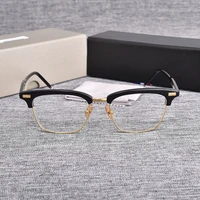 2021 new thom brand designer square full rim glasses frame for men women semi rimless eyeglasses optical prescription eyewear