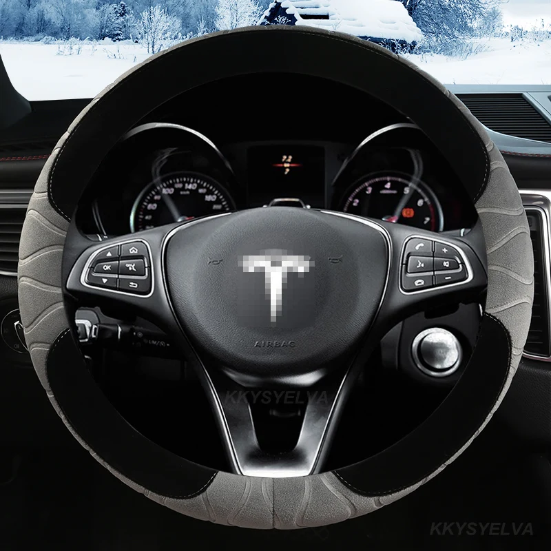 

Зимний плюшевый телефон диаметром 38 см для Tesla все модели 3 S Y модель X автомобильные аксессуары для интерьера автомобильный Стайлинг