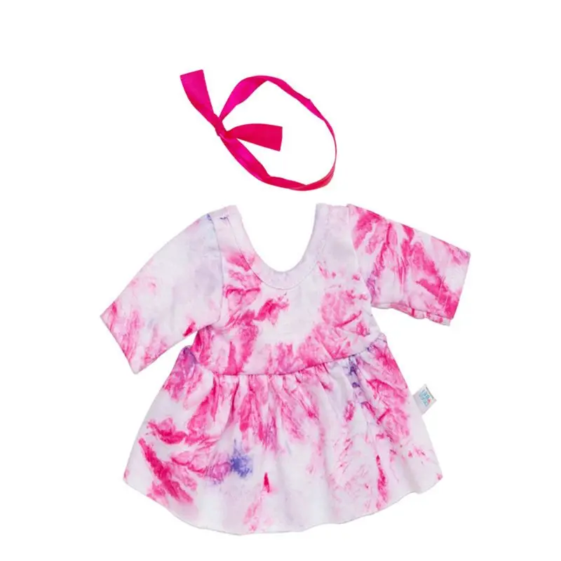 

Cute pink dress American14.5" girl doll nancy doll Clothes baby gift
