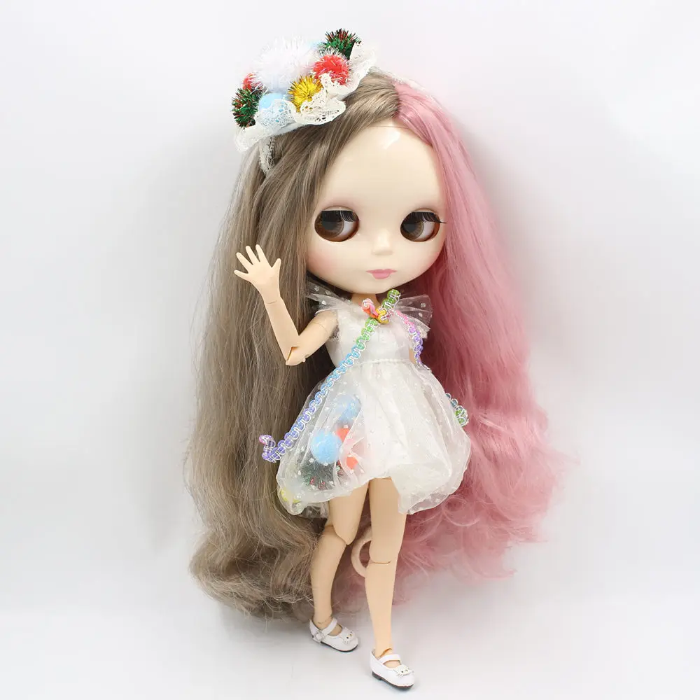 Кукла блайз ICY DBS из серии Инь Янь стиль волос как Sia белая кожа 1/6 BJD ob24 аниме