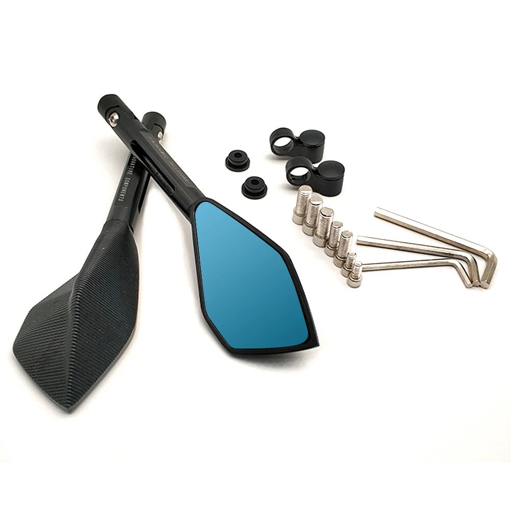 Мотоциклетные зеркала заднего вида универсальные аксессуары для Kawasaki ZXR400 ZZR600 ZX10R