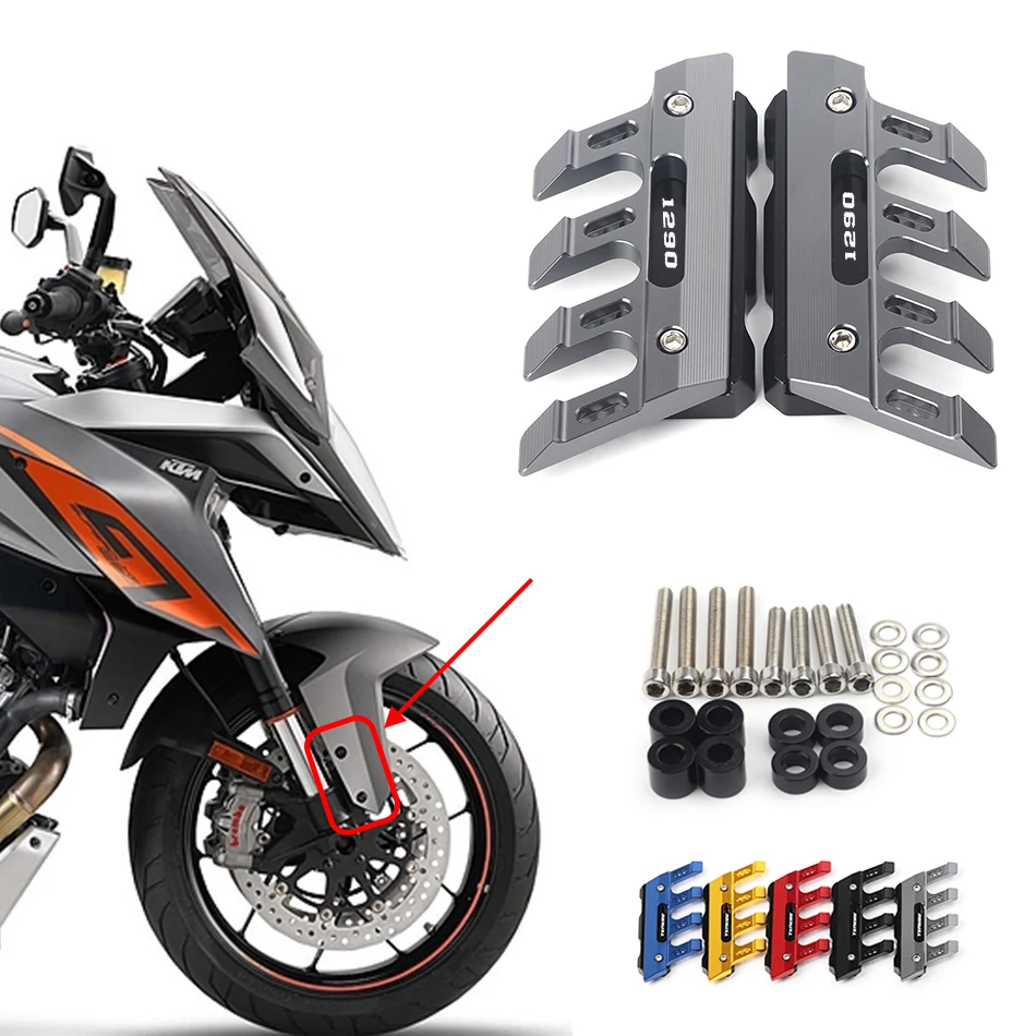 

Аксессуары для мотоциклов KTM (1290 Super Duke GT)(1290 Super Duke) CNC, брызговик, боковая защита, переднее крыло, противоударный слайдер