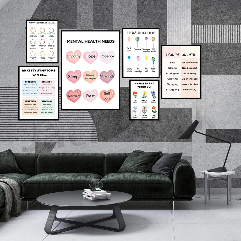 

Therapy Poster,Mental Health Classroom Decor,Empathy Print,School Counselor Office Decor,Counselling Art,Educational Sign