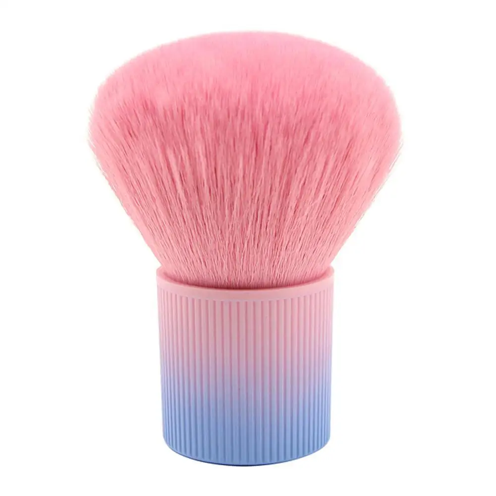 

1PC Round Hair Facial Makeup Brush Powder Blush Compensator Fluffy Soft Cosmetic Beauty Tools Gradient Handle