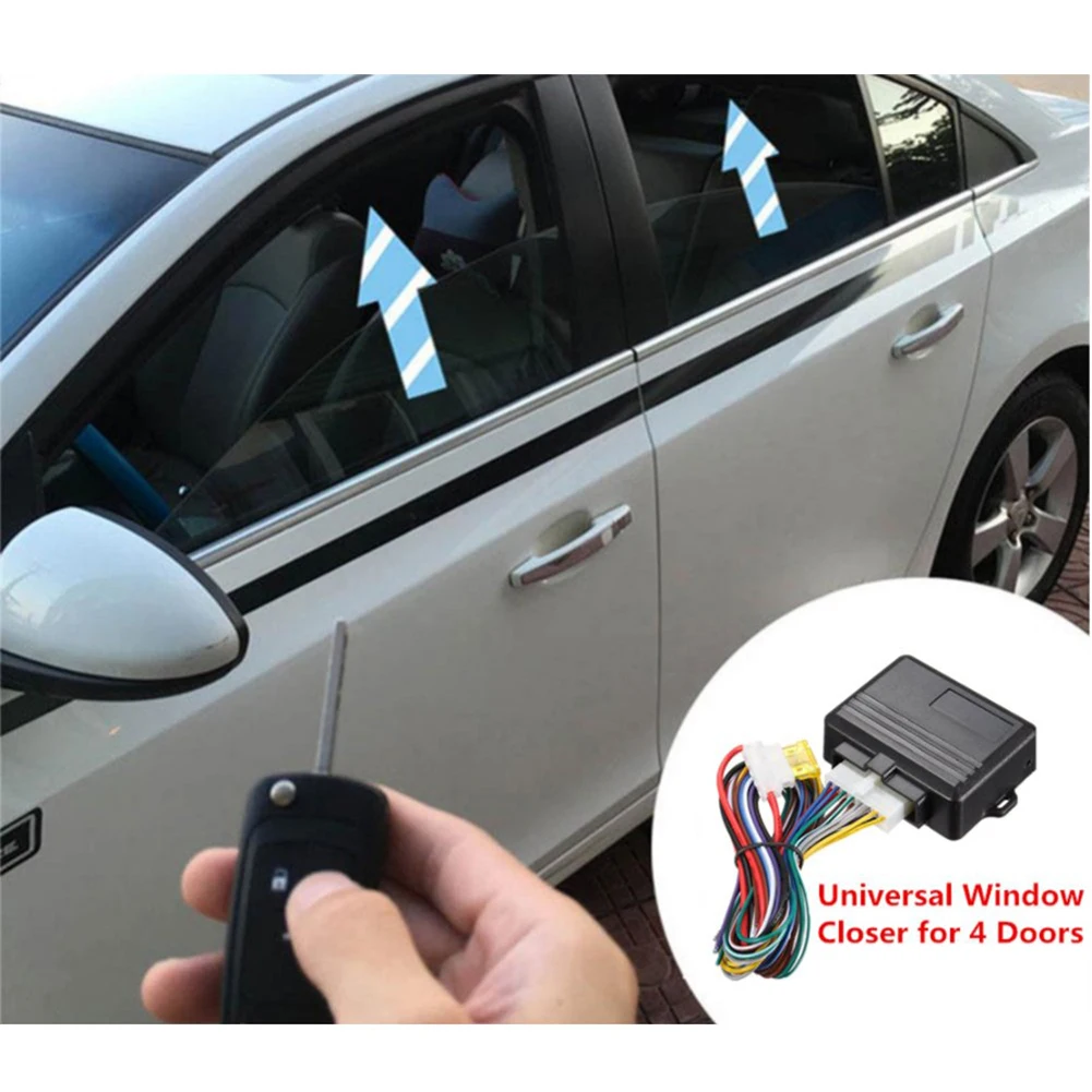 

Universal Automatic 4-door Car Window Closer Module Auto Security System Kit