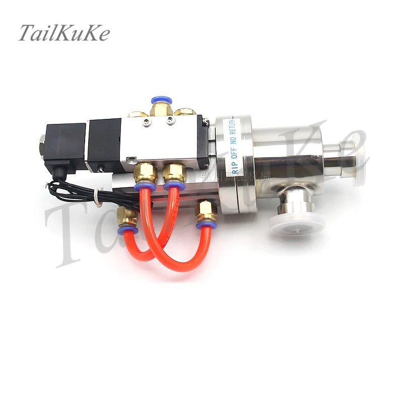 KF Pneumatic Vacuum Baffle Valve GDQ-16 GDQ-25 GDQ-40 GDQ-50 High Quality High Vacuum Angle Valve