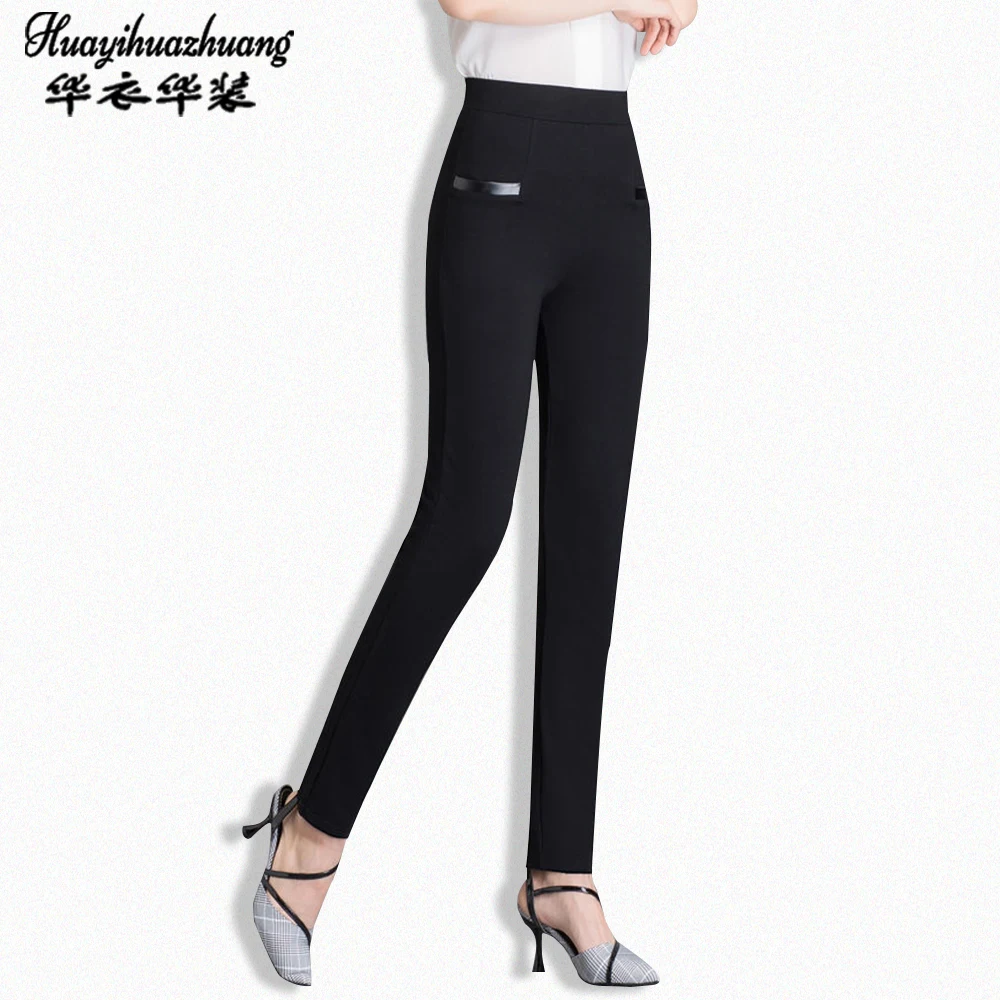 M-4XL trousers spring and autumn Legings Women Legging Pants Thin Large Size Stretch Ankle-Length New summer 2020 | Женская одежда