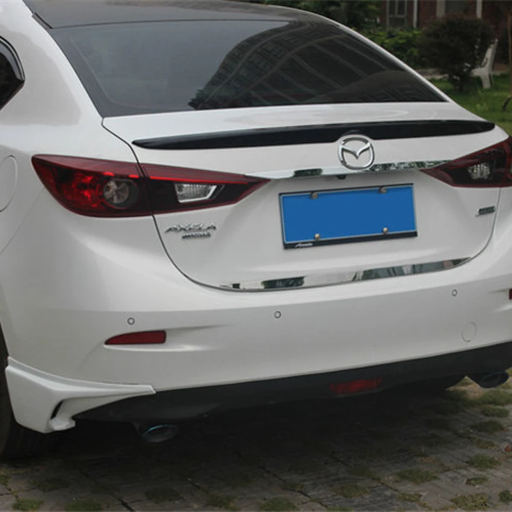 Углеродное волокно Авто Стайлинг задний спойлер крыло для Mazda 3 Axela 2014 2016|spoiler wing|rear