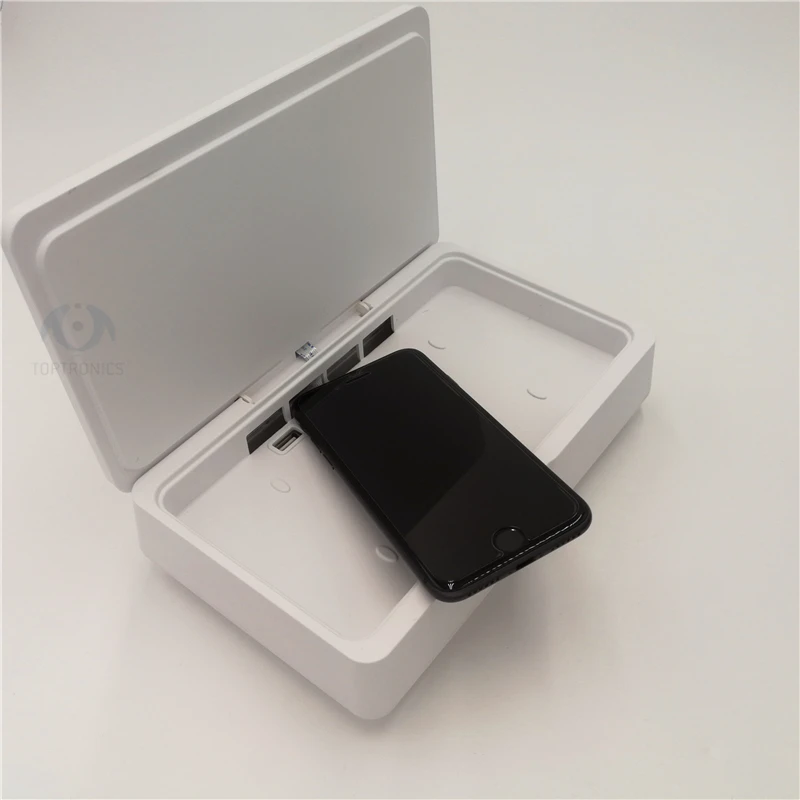 Новейшая машина с нанопокрытием USB УФ стерилизатор для мобильного телефона