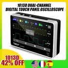 FNIRSI-1013D цифровой планшетный осциллограф двухканальный 1GS частота дискретизации 100M полоса пропускания мини планшет цифровой осциллограф 1014D