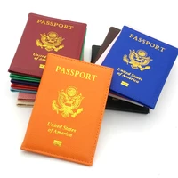 travel pu leather passport cover personalised women pink usa passport holder american covers for passport girls pouch passport