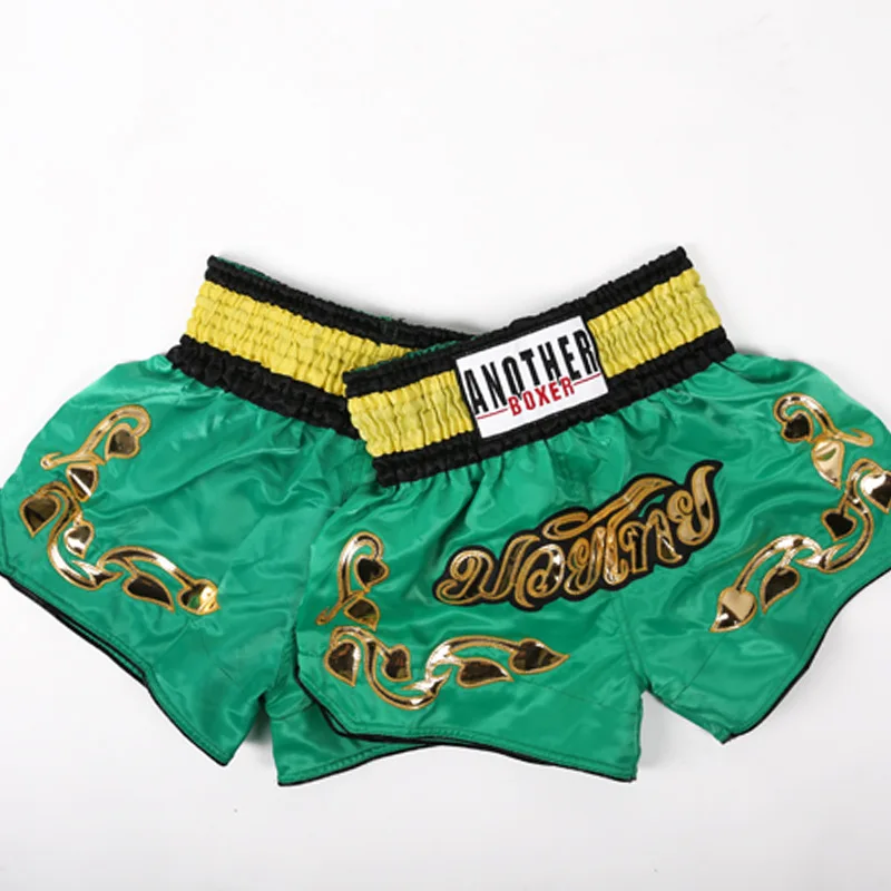 

Kids Men Women Muay Thai Trunks Boxing Sanda Bjj Shorts Competition Training Embroidery MMA Mixed Fighting Match Boxe Shorts