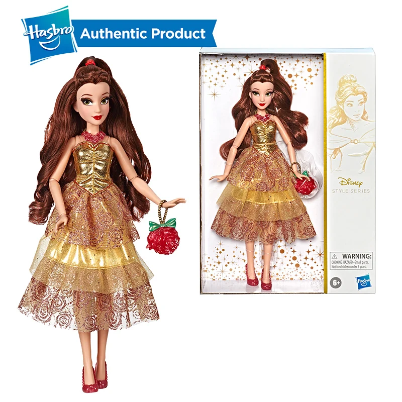 Hasbro Дисней Принцесса Стиль серии подарки на день рождения Кукла Ариэль в современном стиле Принцесса Ариэль Белль с кошельком и обувью
