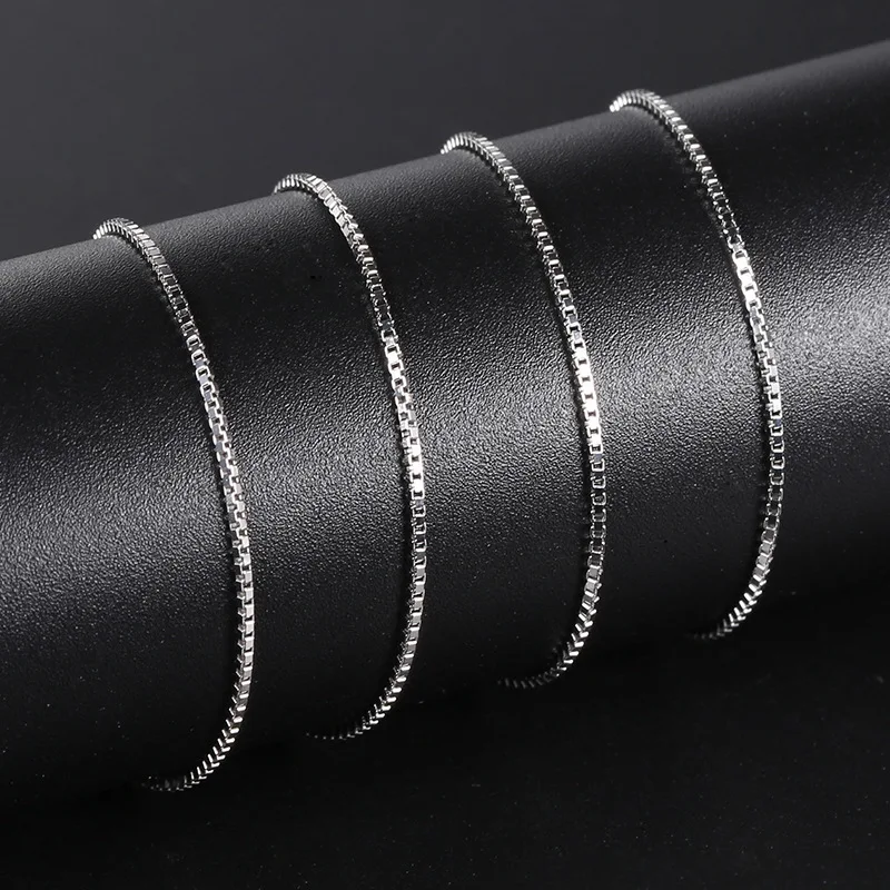 Модная цепочка короткая для ключицы с серебряной цепочкой|Цепочки| |