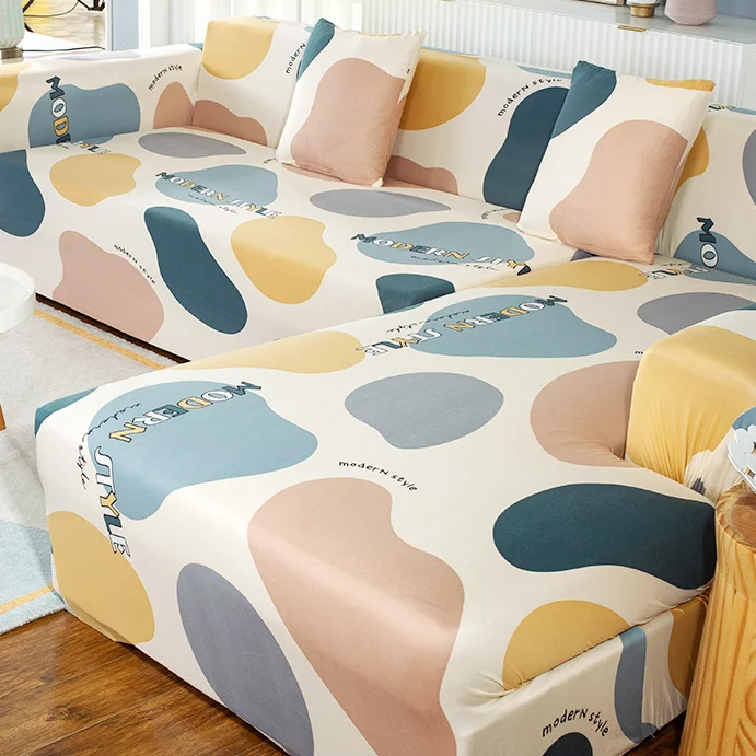 

Soft Modern Sofa Cover All Inclusive Universal Simple Stretch Nordic Sofa Cover Four Seasons Copri Divano Home Decoration DG50SC