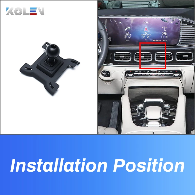 car mobile phone holder for mercedes benz gle w167 gls x167 2020 gps air vent gravity stand mount navigation bracket accessories free global shipping