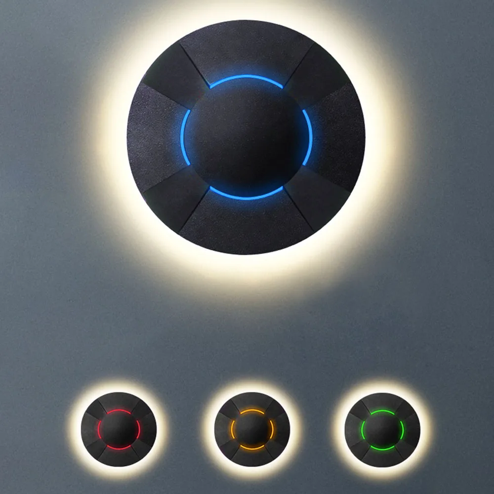 

Светодиодный настенный светильник 12 Вт современный Водонепроницаемый IP64 настенный светильник вход лестницы для корридора отеля прикроват...