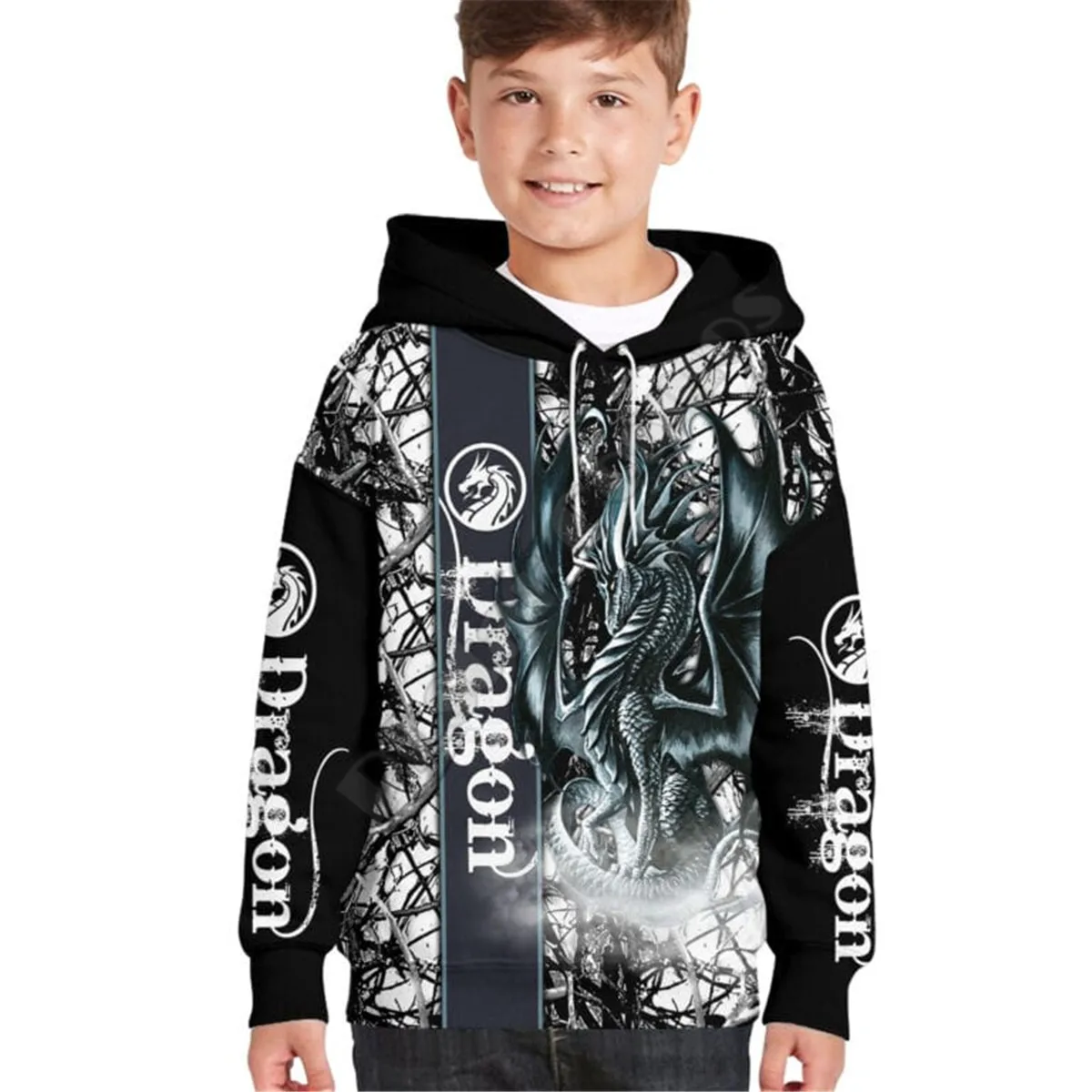 

Love Dragon 3d printed Hoodies Kids Pullover Sweatshirt Tracksuit jacket t shirts Coat Boy For GIRL Funny Animal Clothes 01