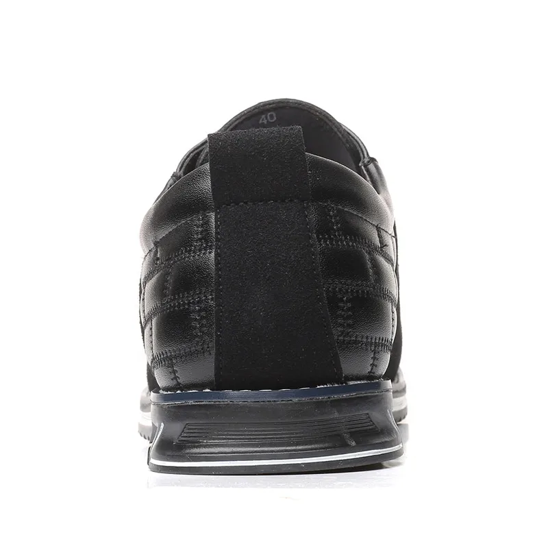 LIN KING 2020 New Spring Autumn Leather Men Shoes Fashion Casual Lace-Up Loafers Business Wedding Dress Big Size 48 | Обувь