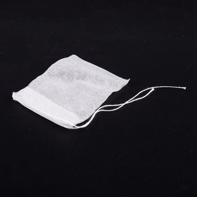 

100 Pcs Disposable Empty Tea Bag String Heat Seal Filter Paper