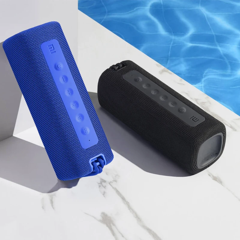 

Xiaomi Portable Outdoor Bluetooth 5.0 Speaker, IPX7 Waterproof Wireless Speaker with 16W Loud Stereo Sound, 13h Playtime