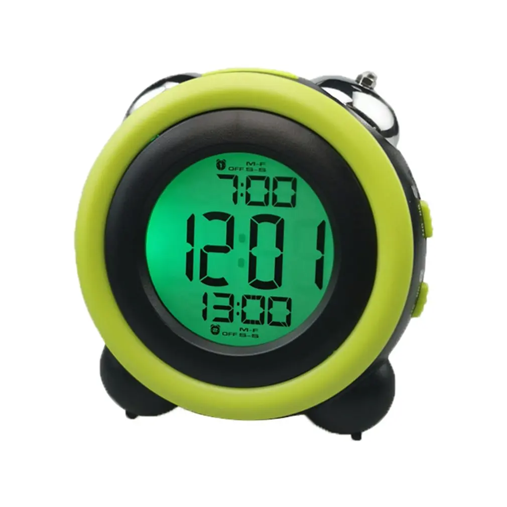 

Loud Alarm Clock For Heavy Sleepers-Dual, Alarm Clock With Snooze,Backlight Silent Alarm Clock With Light