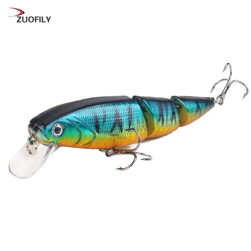 1 шт. сочлененной рыболовные приманки 10 5 см/15 г Minnow Пластик искусственный