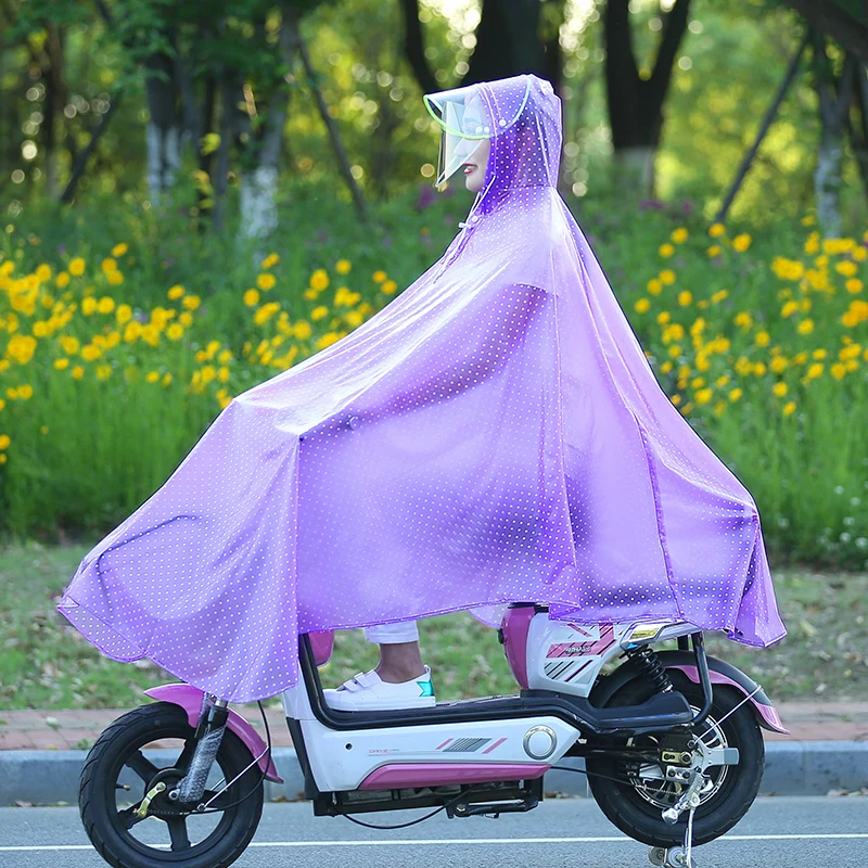 

Korean Transparent Adult Raincoat Hooded Lightweight Travel Poncho Waterproof Regenpak Dames Outdoor Motorcycle Rain Gear MM60YY