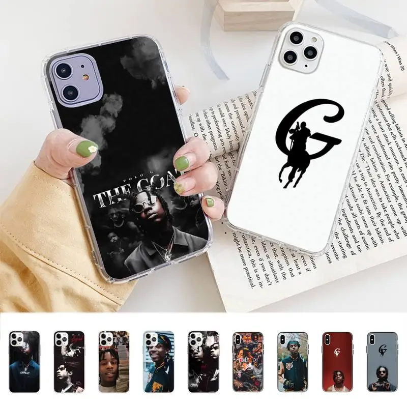 

Polo G Phone Case for iphone 13 8 7 6 6S Plus X 5S SE 2020 XR 11 12 pro XS MAX