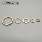 Латунные шестигранные стопорные гайки, фитинг для труб M10 M12 M14 M16 M20 18 