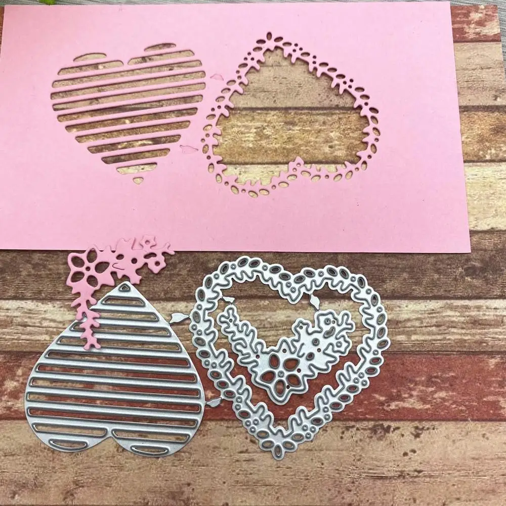 LOVE frame dies DIY Scrapbooking Photo Album Paper Card Craft Cute Embossing Metal Cutting Dies Stencils | Дом и сад