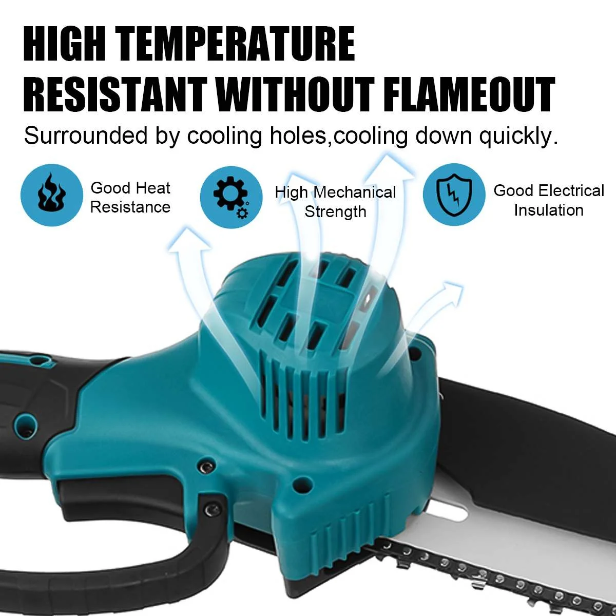 8 Inch Cordless Chainsaw 4In/6 Mini Electric ChainSaw Variable Speed Woodworking Garden Logging Tool For Makita 18V Battery | Инструменты