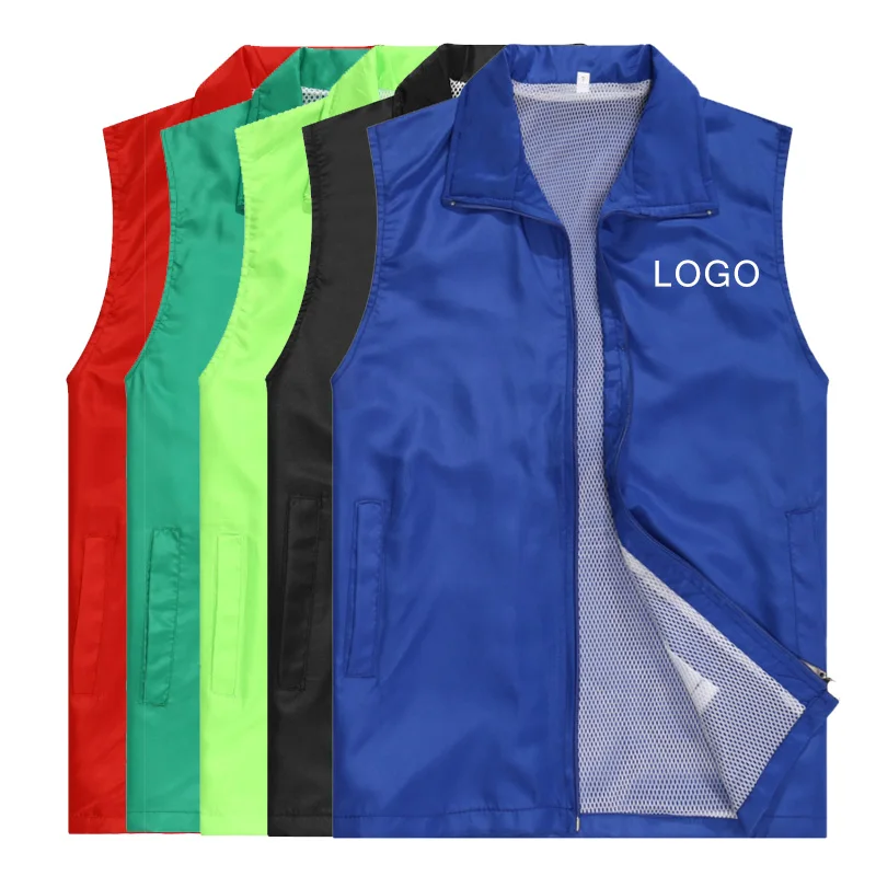

Men's Custom Made Design Vests Photo Print Text Casual Waistcoat For Women Work Clothes Uniforms Outwear Tops