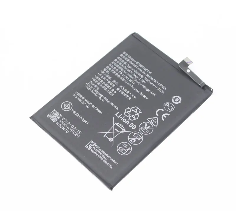 10 шт./лот аккумулятор HB386589ECW 3750 мАч для P10 Plus Nova 3 4 Honor 8X V10 Mate 20 Lite VKY-AL00 L11 L21 LX9 L29 |