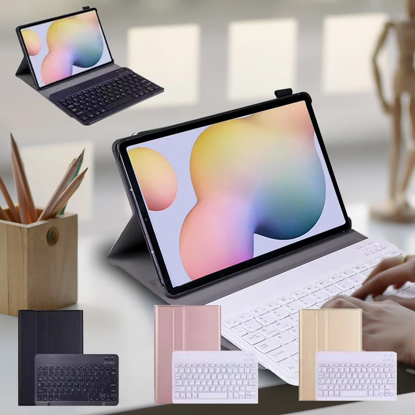 

For Lenovo Tab M10 FHD Plus 10.3 X606F/X606X Leather Tablet Hard Case Keyboard Tablet PC Case Bluetooth Keyboard Charging Cable