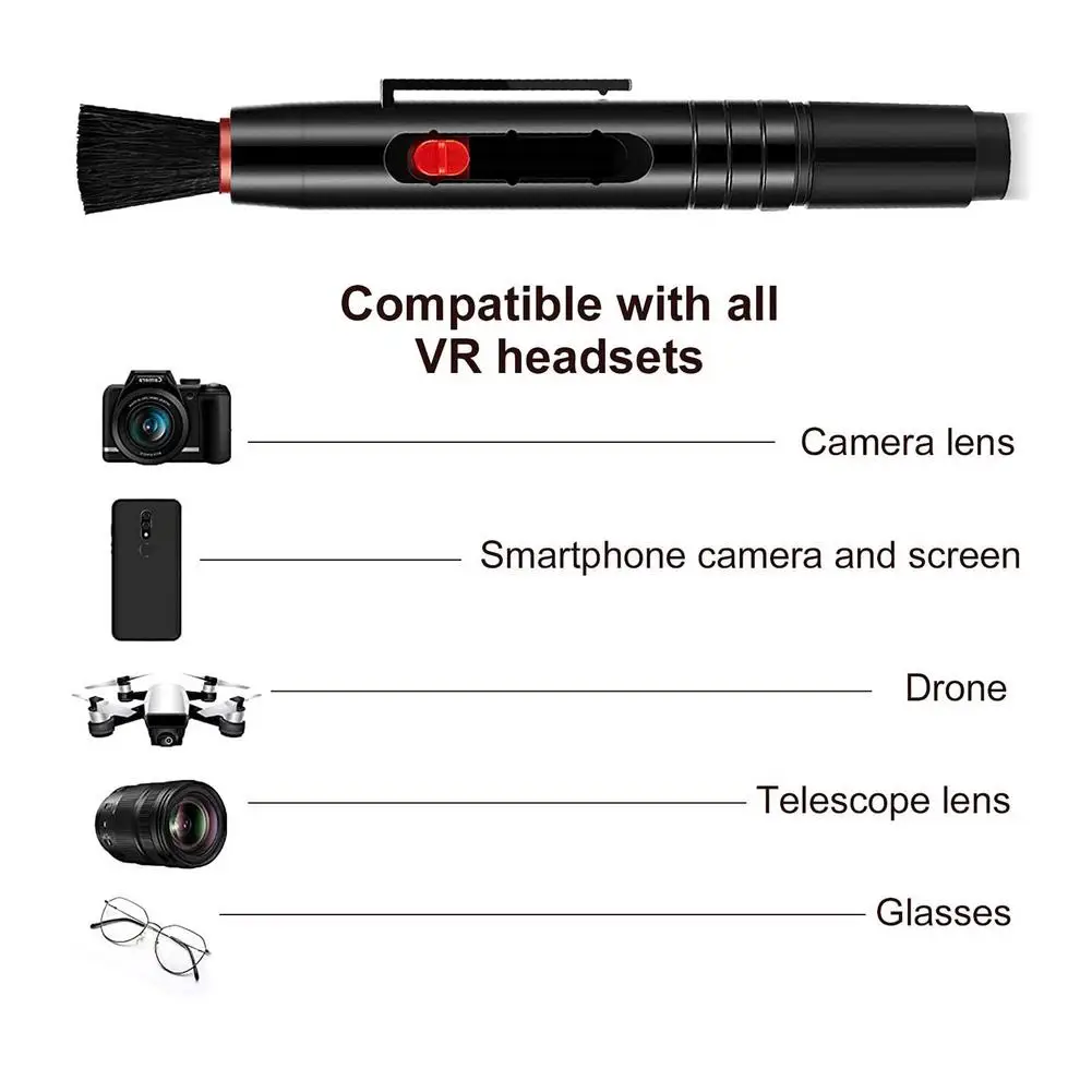 

Lens Cleaning Pen Lens Dust Cleaner for Oculus Quest 2 VR Headset Lens Cleaner Camera Pen Cleaning Brush