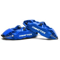 mattox racing brake calipers two piece forged aluminum alloy 4pot caliper for rear brake rotor 33028mm 34528mm 35528mm