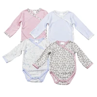 new newborn rompers baby girls clothes baby boy bodysuits long sleeve side snap cotton spring autumn baby jumpsuit