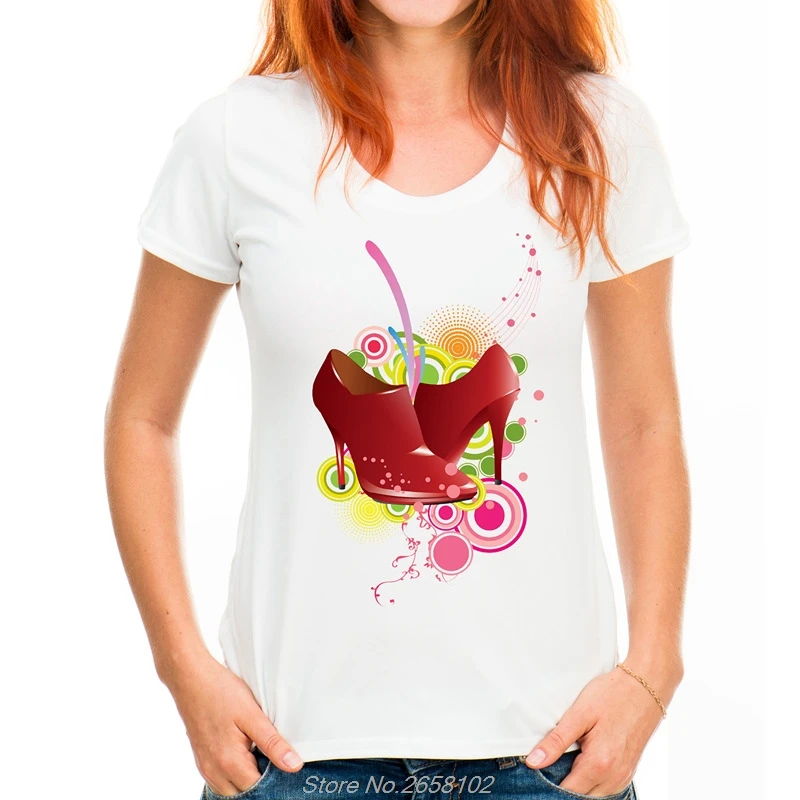 Винтажная модная женская футболка Парижская девушка для покупок топы Camiseta