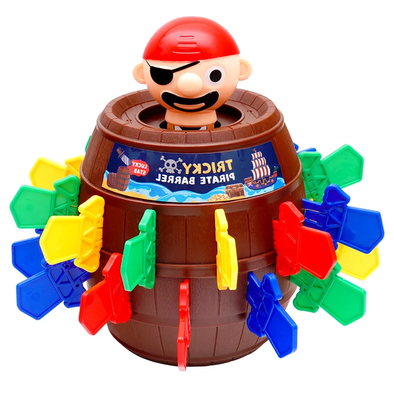 Большая креативная tricky Пиратская игрушка бочка для родителей и детей