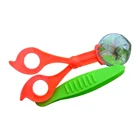 Пластиковые ножницы для насекомых, зажим с пинцетом, инструменты для ловли бабочек, детские игрушки, игрушки для разведения природы, игрушки для детей