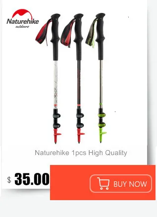 Naturehike 1 шт., альпенштоки для взрослых и детей, сверхлегкие походные складные палки для прогулок, походные палки для кемпинга, семейные альпенштоки NH17D0