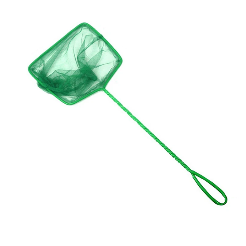 Профессиональный Аквариум Зеленый легко ловить Betta Совок нейлоновая сетка