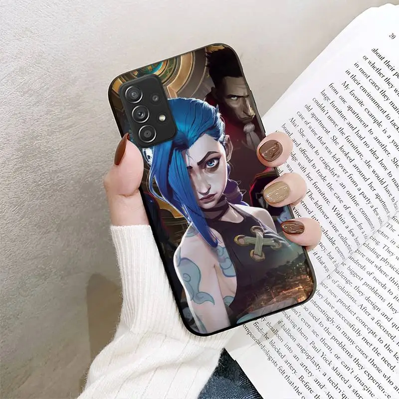 hot arcane lol anime phone case for samsung galaxy a02 a12 a21 a22 a32 a41 a42 a51 a71 a72 shell free global shipping