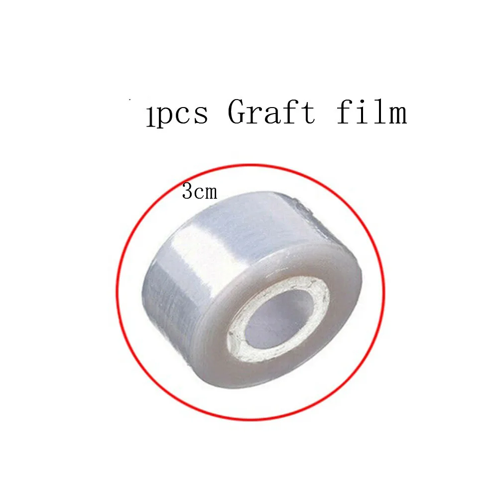 1pcs 3cm Graft film Садовый инструмент для завязывания растений Tapetool инструмент для подвязки ветвей ветка ручная завязывающая машина упаковка Овощной стволовой обвязки Обрезка инструмент - Цвет: 1pcs 3cm Graft film