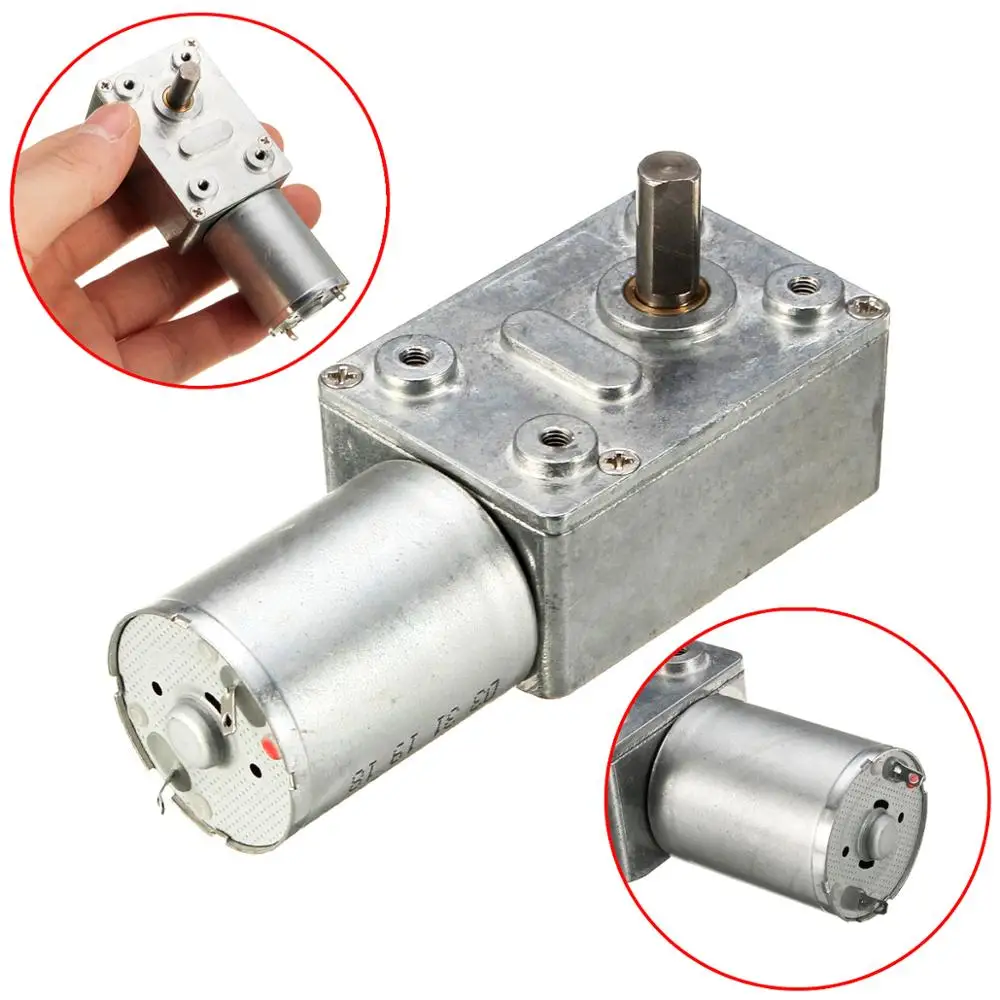 Высокий крутящий момент Электрический Мощность турбо мотор с червячной