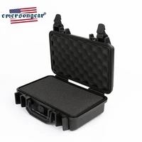 emersongear equipment safety box abs sealed tactical hard pistol gear box case padded foam lined tool hunting box container