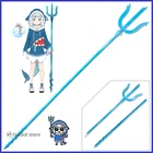 Hololive виртуальный Vtuber Gawr Gura Косплей пропеллер одежда акула тростник оружие палочка