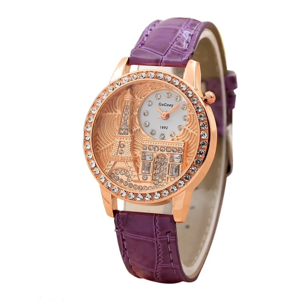 Fashion Quartz Watch Ribbon Digital Dial Leather Strap Analog Diamond-drilled scale belt watch Reloj caliente 03* | Наручные часы