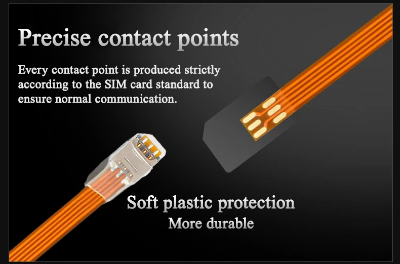 Удлинительный кабель для слота SIM карты с обратным преобразователем в слот Nano